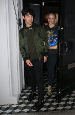 SOPHIE TURNER and Joe Jonas at Craig