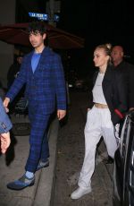 SOPHIE TURNER and Joe Jonas at Craig