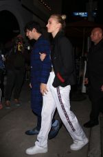 SOPHIE TURNER and Joe Jonas at Craig