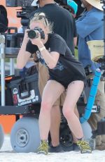SOPHIE TURNER and Joe Jonas on the Set of a Video Shoot in Miami 03/26/2019