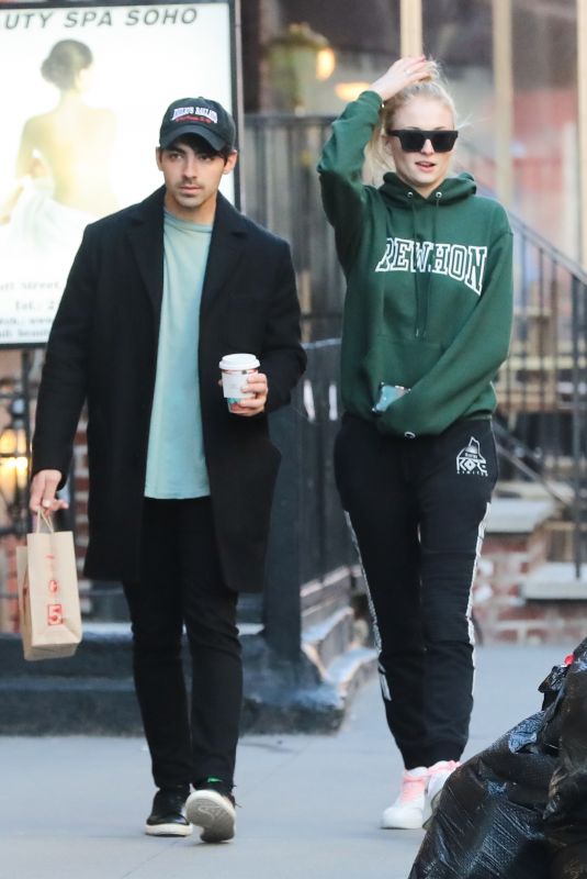SOPHIE TURNER and Joe Jonas Out and About in New York 03/17/2019