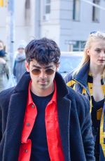 SOPHIE TURNER and Joe Jonas Out in New York 03/09/2019