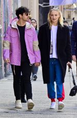 SOPHIE TURNER and Joe Jonas Out in New York 03/11/2019
