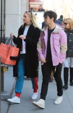 SOPHIE TURNER and Joe Jonas Out in New York 03/11/2019