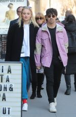 SOPHIE TURNER and Joe Jonas Out in New York 03/11/2019