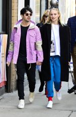 SOPHIE TURNER and Joe Jonas Out in New York 03/11/2019