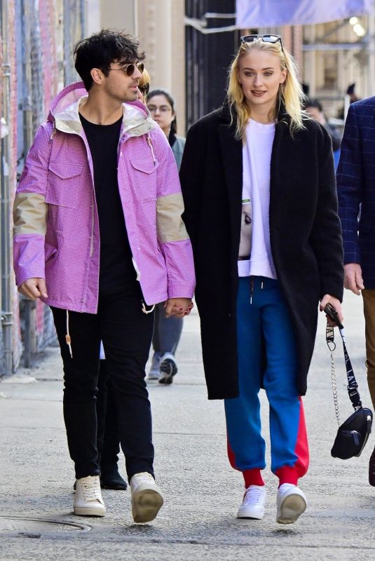 SOPHIE TURNER and Joe Jonas Out in New York 03/11/2019
