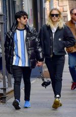SOPHIE TURNER and Joe Jonas Out in New York 03/12/2019