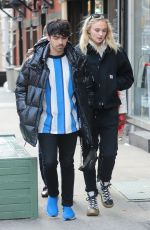 SOPHIE TURNER and Joe Jonas Out in New York 03/12/2019