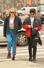 SOPHIE TURNER and Joe Jonas Out in New York 03/15/2019