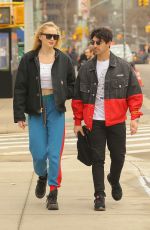 SOPHIE TURNER and Joe Jonas Out in New York 03/15/2019