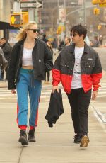 SOPHIE TURNER and Joe Jonas Out in New York 03/15/2019