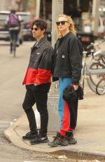 SOPHIE TURNER and Joe Jonas Out in New York 03/15/2019