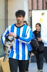 SOPHIE TURNER and Joe Jonas Out with Their Dogs in New York 03/12/2019