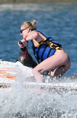 SOPHIE TURNER and PRIYANKA CHOPRA Jet Skiing in Miami 03/25/2019