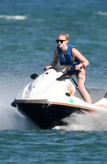 SOPHIE TURNER and PRIYANKA CHOPRA Jet Skiing in Miami 03/25/2019