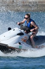 SOPHIE TURNER and PRIYANKA CHOPRA Jet Skiing in Miami 03/25/2019