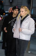 SOPHIE TURNER asnd Joe Jonas Out in New york 03/19/2019