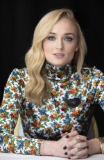 SOPHIE TURNER at Dark Phoenix Press Conference in West Hollywood 03/28/2019
