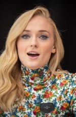 SOPHIE TURNER at Dark Phoenix Press Conference in West Hollywood 03/28/2019