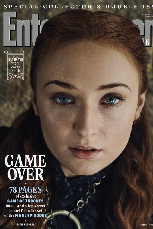 SOPHIE TURNER in Entertainment Weekly Magazine, March 2019