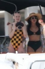 SOPHIE TURNER in Swimsuit and PRIYANKA CHOPRA in Bikini at a Yach in Miami 03/25/2019