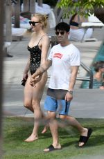 SOPHIE TURNER in Swimsuit on Vacation in Miami 03/23/2019
