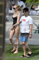 SOPHIE TURNER in Swimsuit on Vacation in Miami 03/23/2019