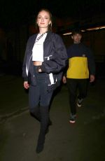 SOPHIE TURNER Night Out in Los Angeles 03/02/2019
