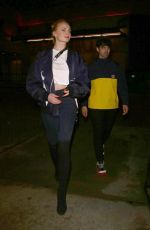 SOPHIE TURNER Night Out in Los Angeles 03/02/2019
