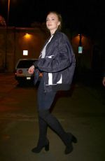 SOPHIE TURNER Night Out in Los Angeles 03/02/2019