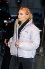 SOPHIE TURNER Out and About in New York 03/19/2019