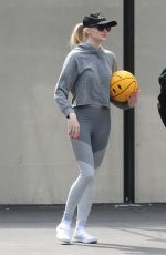 SOPHIE TURNER Playing Basketball in New York 03/14/2019