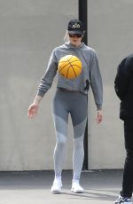 SOPHIE TURNER Playing Basketball in New York 03/14/2019