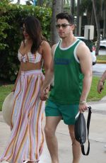 SOPHIE TURNER, PRIYANKA CHOPRA and Nick and Joe Jonas Out in Miami 03/25/2019