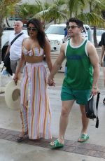 SOPHIE TURNER, PRIYANKA CHOPRA and Nick and Joe Jonas Out in Miami 03/25/2019