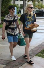 SOPHIE TURNER, PRIYANKA CHOPRA and Nick and Joe Jonas Out in Miami 03/25/2019