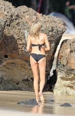STEPHANIE PRATT in Black Bikini at a Beach in Hawaii 03/09/2019