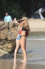 STEPHANIE PRATT in Black Bikini at a Beach in Hawaii 03/09/2019