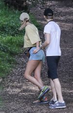 TAYLOR SWIFT and Joe Alwyn Hikinig at Franklin Canyon Park in Santa Monica 03/04/2019