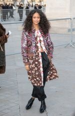 THANDIE NEWTON at Louis Vuitton Show at Paris Fashion Week 03/05/2019