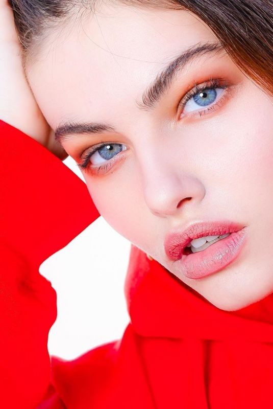 THYLANE BLONDEAU on the Set of a Photoshoot, March 2019