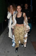 TINASHE at Delilah Restaurant in West Hollywood 03/30/2019