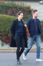 TROIAN BELLISARIO and Patrick Adams Out in Los Angeles 03/28/2019