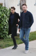 TROIAN BELLISARIO and Patrick Adams Out in Los Angeles 03/28/2019