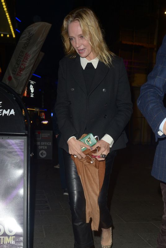 UMA THRUMAN Out and About in London 03/20/2019