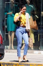 VANESSA HUDGENS in Denim Out Shopping in Hollywood 03/14/2019