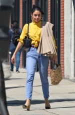 VANESSA HUDGENS in Denim Out Shopping in Hollywood 03/14/2019