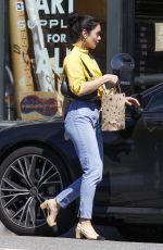 VANESSA HUDGENS in Denim Out Shopping in Hollywood 03/14/2019