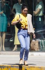 VANESSA HUDGENS in Denim Out Shopping in Hollywood 03/14/2019